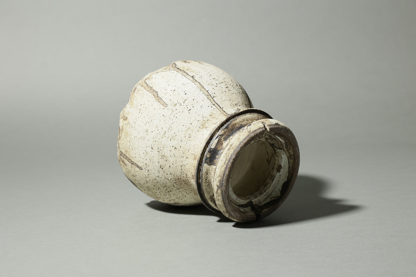 錆白泥卵殻鉢|淡海陶芸研究所 山元一真