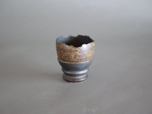 泥象嵌卵殻鉢｜淡海陶芸研究所 山元一真