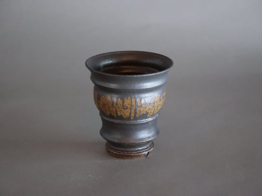 泥象嵌筒鉢｜淡海陶芸研究所 山元一真