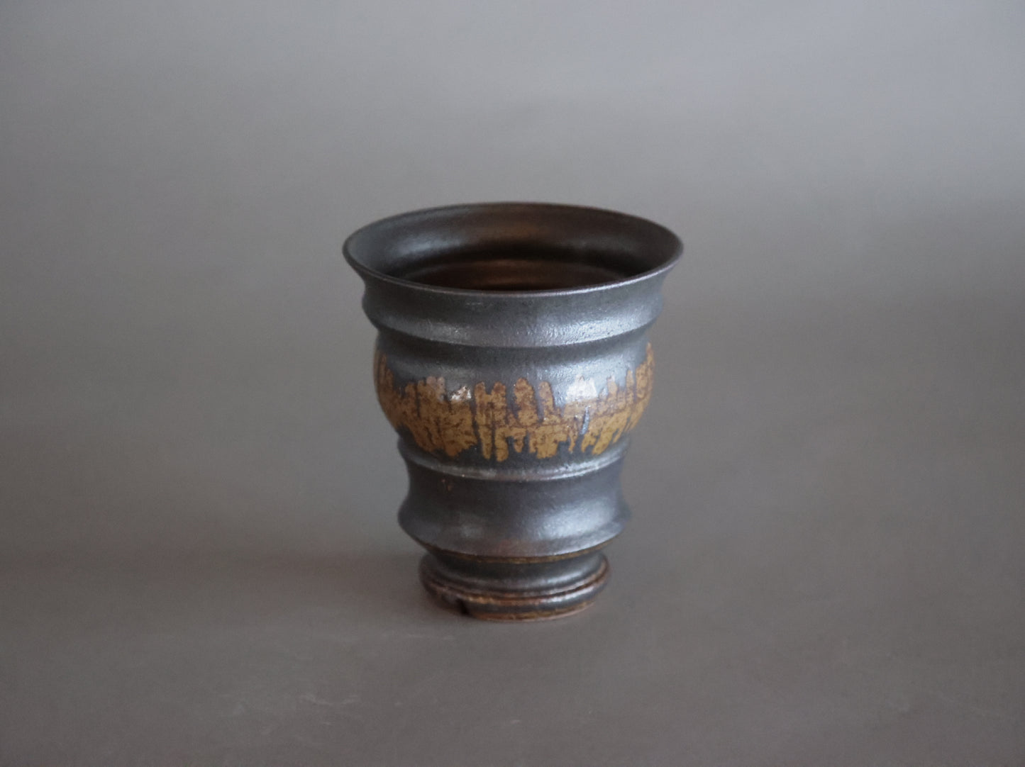 泥象嵌筒鉢｜淡海陶芸研究所 山元一真