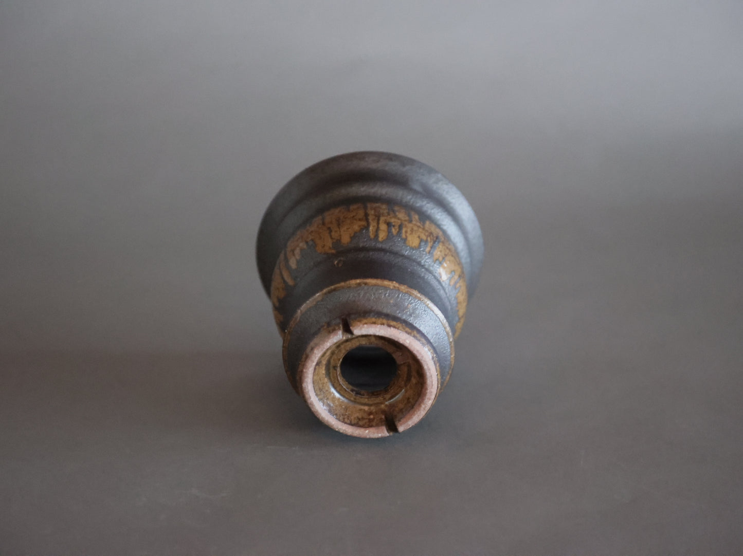 泥象嵌筒鉢｜淡海陶芸研究所 山元一真