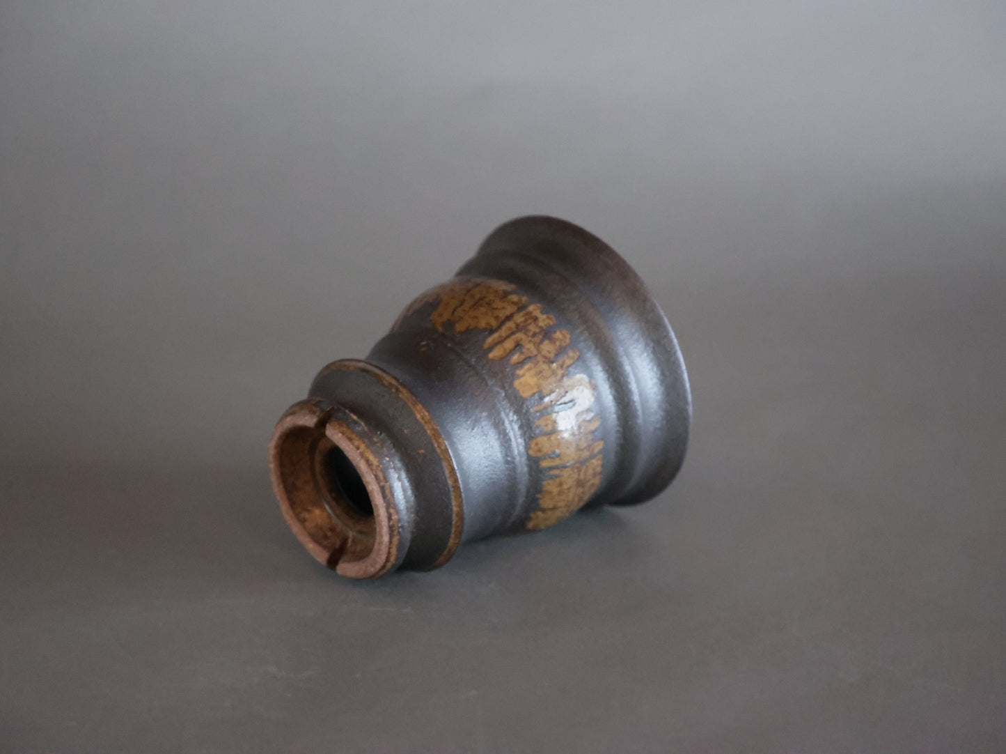 泥象嵌筒鉢｜淡海陶芸研究所 山元一真