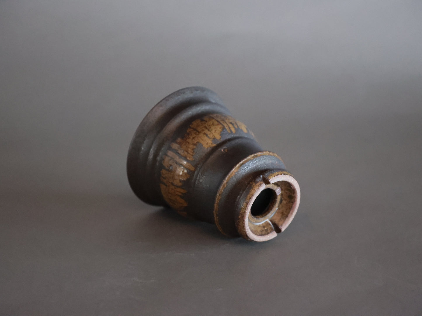 泥象嵌筒鉢｜淡海陶芸研究所 山元一真