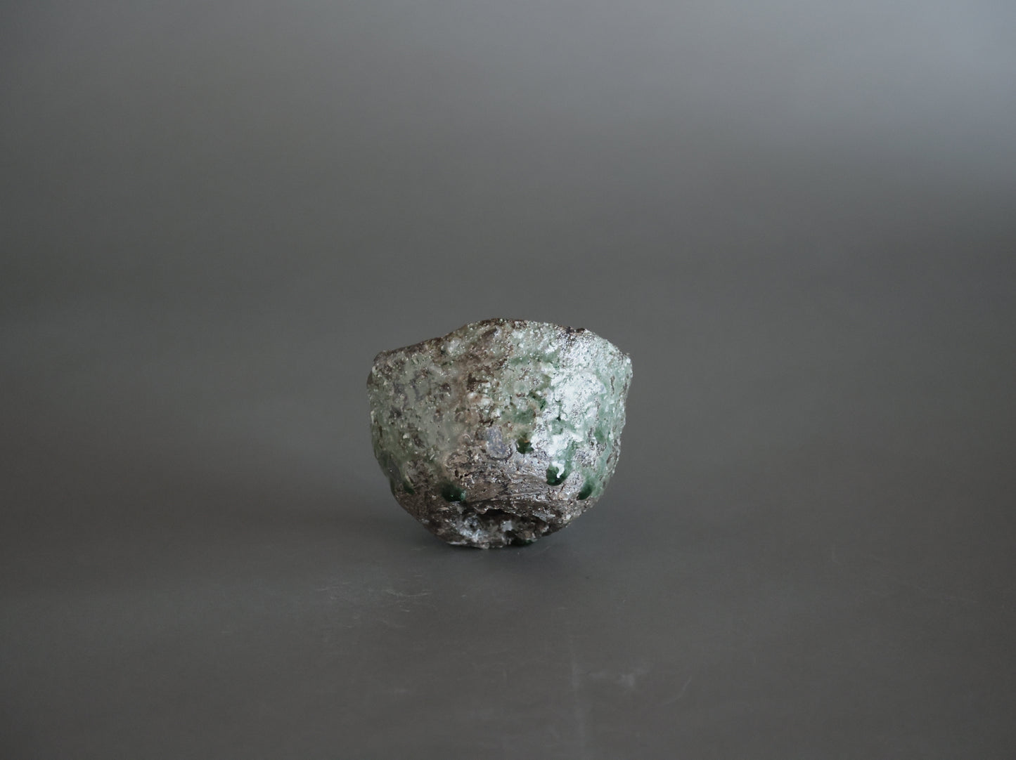 灰釉円荒土｜迫 能弘