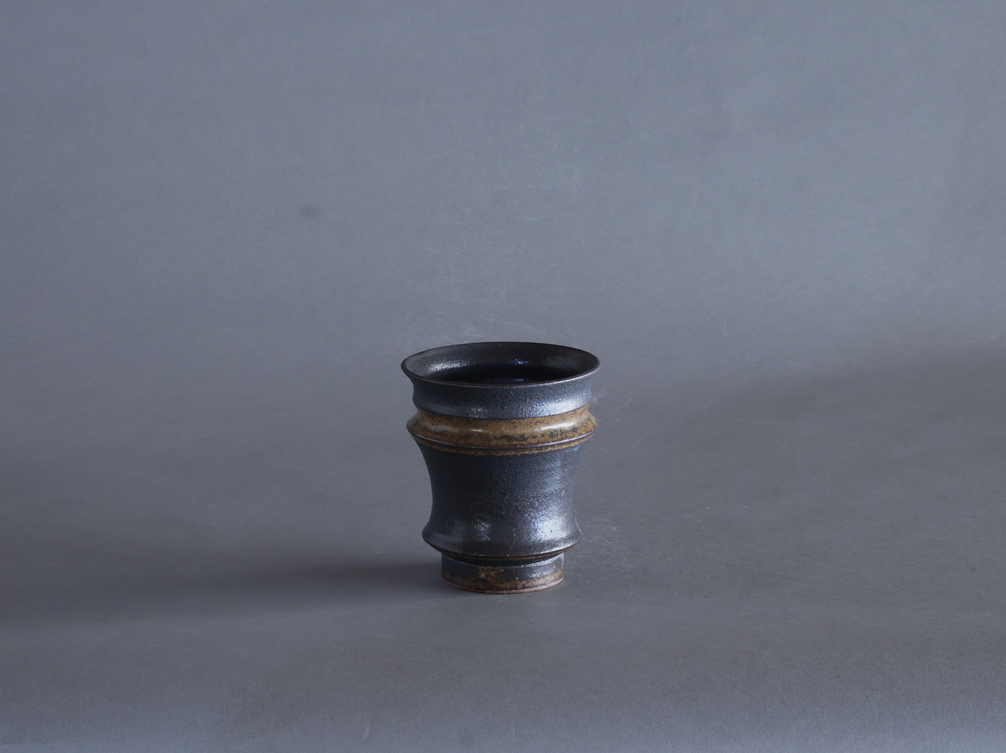 泥象嵌筒鉢｜淡海陶芸研究所 山元一真