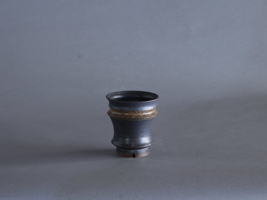 泥象嵌筒鉢｜淡海陶芸研究所 山元一真