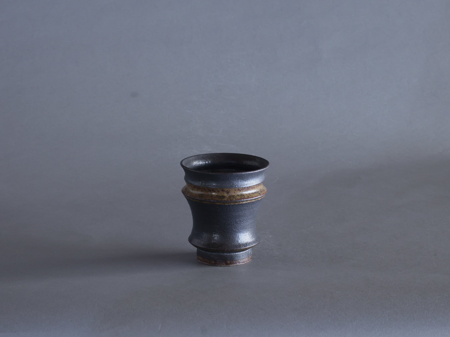 泥象嵌筒鉢｜淡海陶芸研究所 山元一真