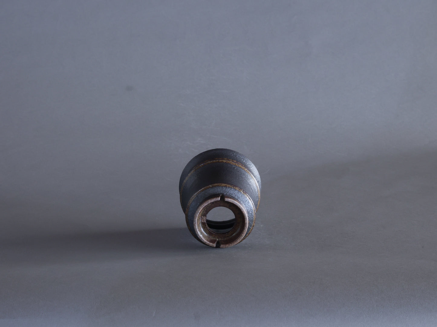 泥象嵌筒鉢｜淡海陶芸研究所 山元一真