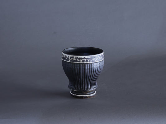 白泥象嵌彫鉢｜淡海陶芸研究所 山元一真