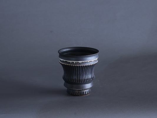 白泥象嵌彫鉢｜淡海陶芸研究所 山元一真