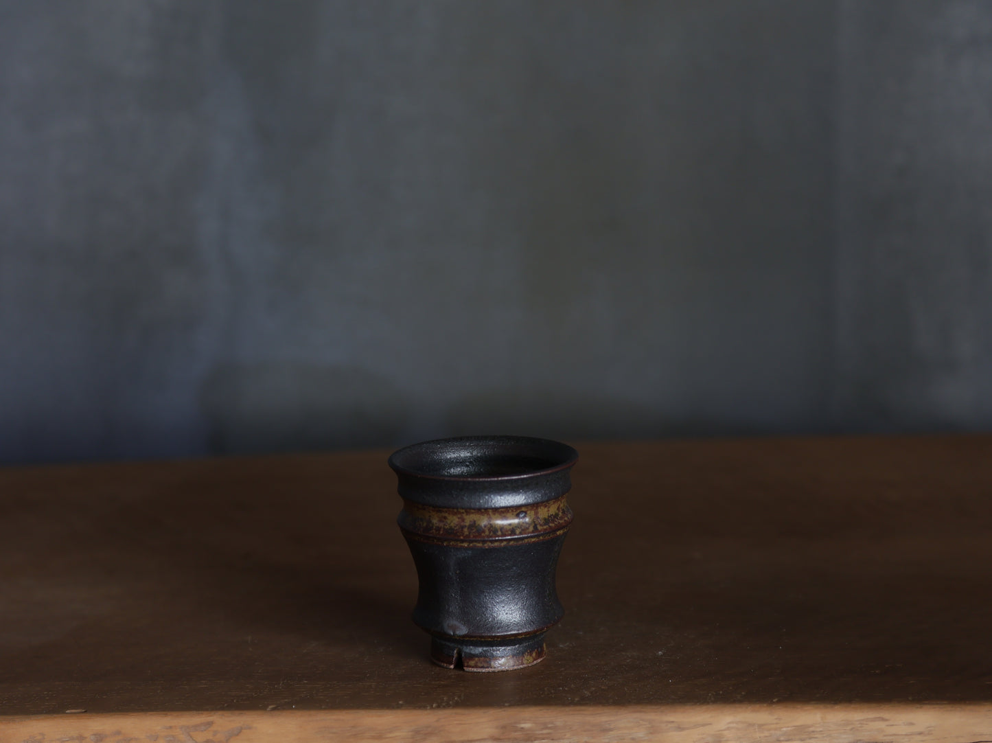 泥象嵌筒鉢｜淡海陶芸研究所 山元一真