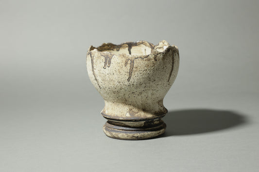 錆白泥卵殻鉢｜淡海陶芸研究所 山元一真