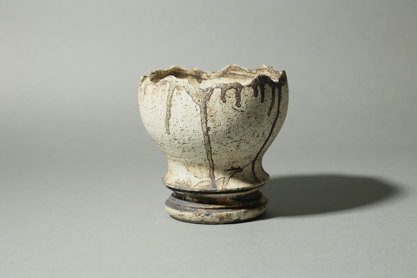 錆白泥卵殻鉢｜淡海陶芸研究所 山元一真