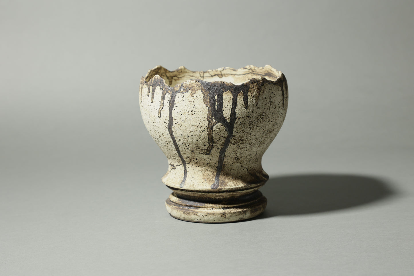 錆白泥卵殻鉢｜淡海陶芸研究所 山元一真