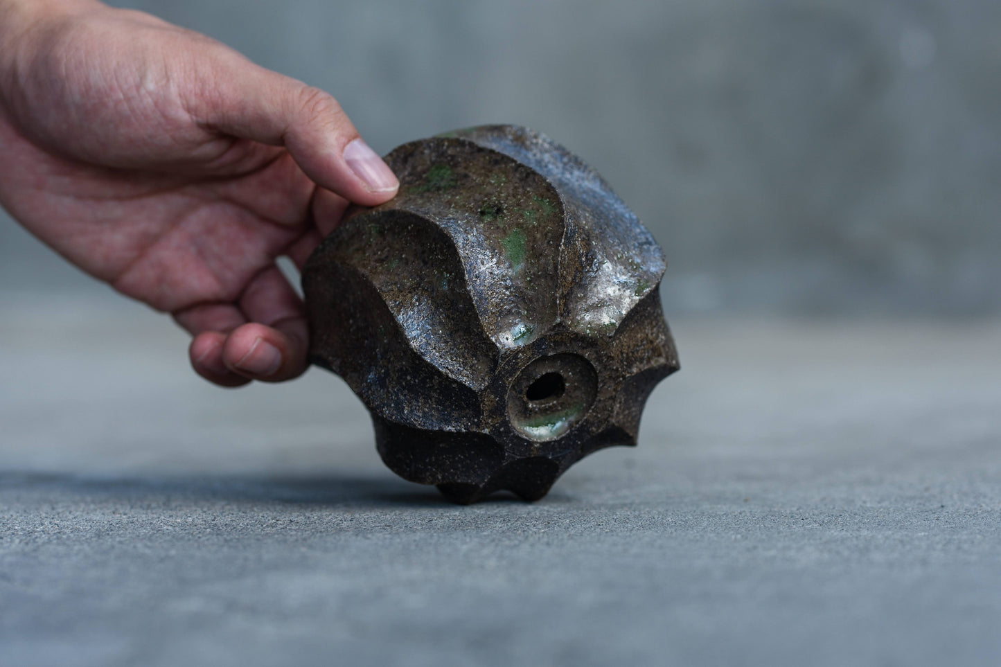 炭化しのぎ鉢｜迫 能弘